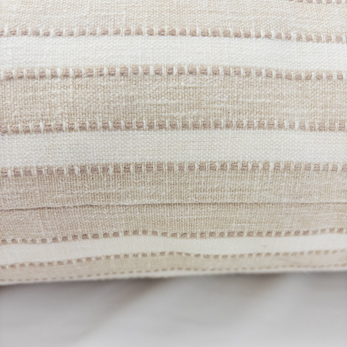 Marla Stripe Pillow, Sandbar - HomeStyle Fabrics