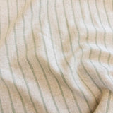 Mila Green Stripe Fabric, Aloe - HomeStyle Fabrics
