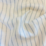 Mila Stripe Fabric, Sky - HomeStyle Fabrics