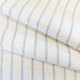 Mila Stripe Fabric, Sky - HomeStyle Fabrics