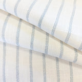 Mila Stripe Fabric, Sky - HomeStyle Fabrics