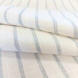 Mila Stripe Fabric, Sky - HomeStyle Fabrics
