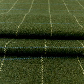 Miller Check Fabric, Moss - HomeStyle Fabrics