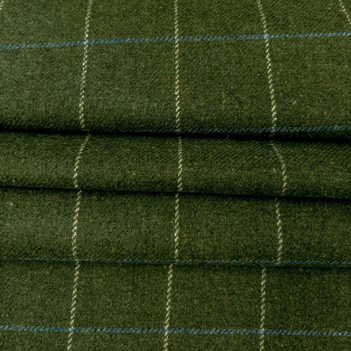 Miller Check Fabric, Moss - HomeStyle Fabrics