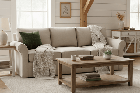 Miller Check Pillow, Moss - HomeStyle Fabrics