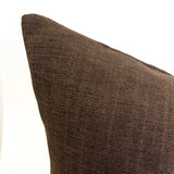 Piper Pillow Cover, Coffee - HomeStyle Fabrics