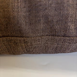 Piper Pillow Cover, Coffee - HomeStyle Fabrics