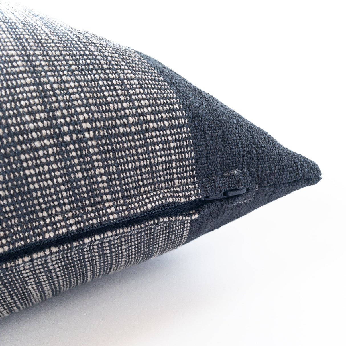 Porter Stripe Pillow Cover, Denim - HomeStyle Fabrics