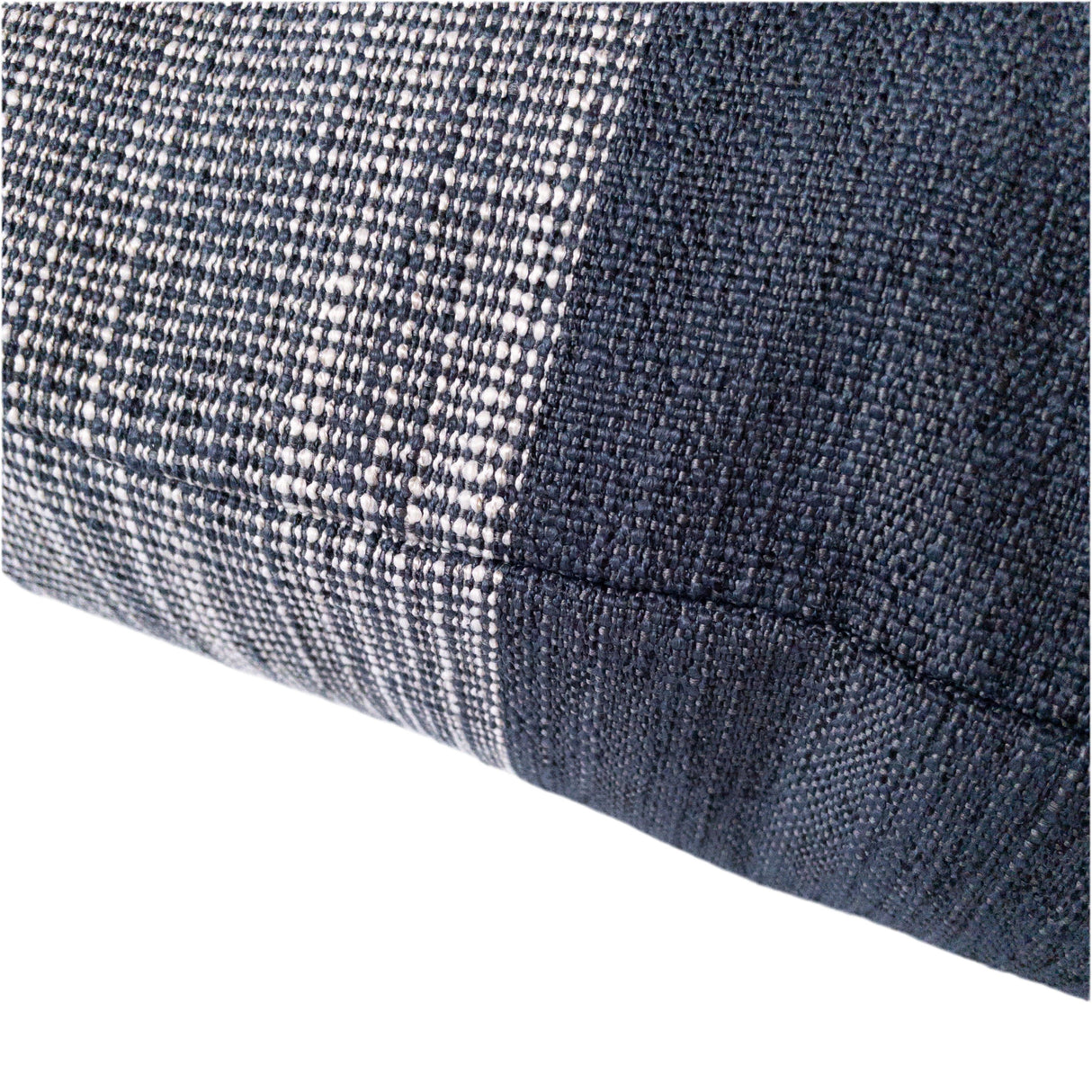 Porter Stripe Pillow Cover, Denim - HomeStyle Fabrics