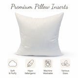 Premium Faux Down Pillow Insert, 20x20 - HomeStyle Fabrics
