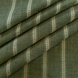 Remi Striped Fabric, Olive - HomeStyle Fabrics