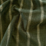 Remi Striped Fabric, Olive - HomeStyle Fabrics