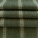 Remi Striped Fabric, Olive - HomeStyle Fabrics