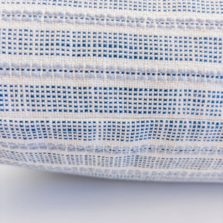 Sailor Blue Stripe Pillow, Chambray - HomeStyle Fabrics