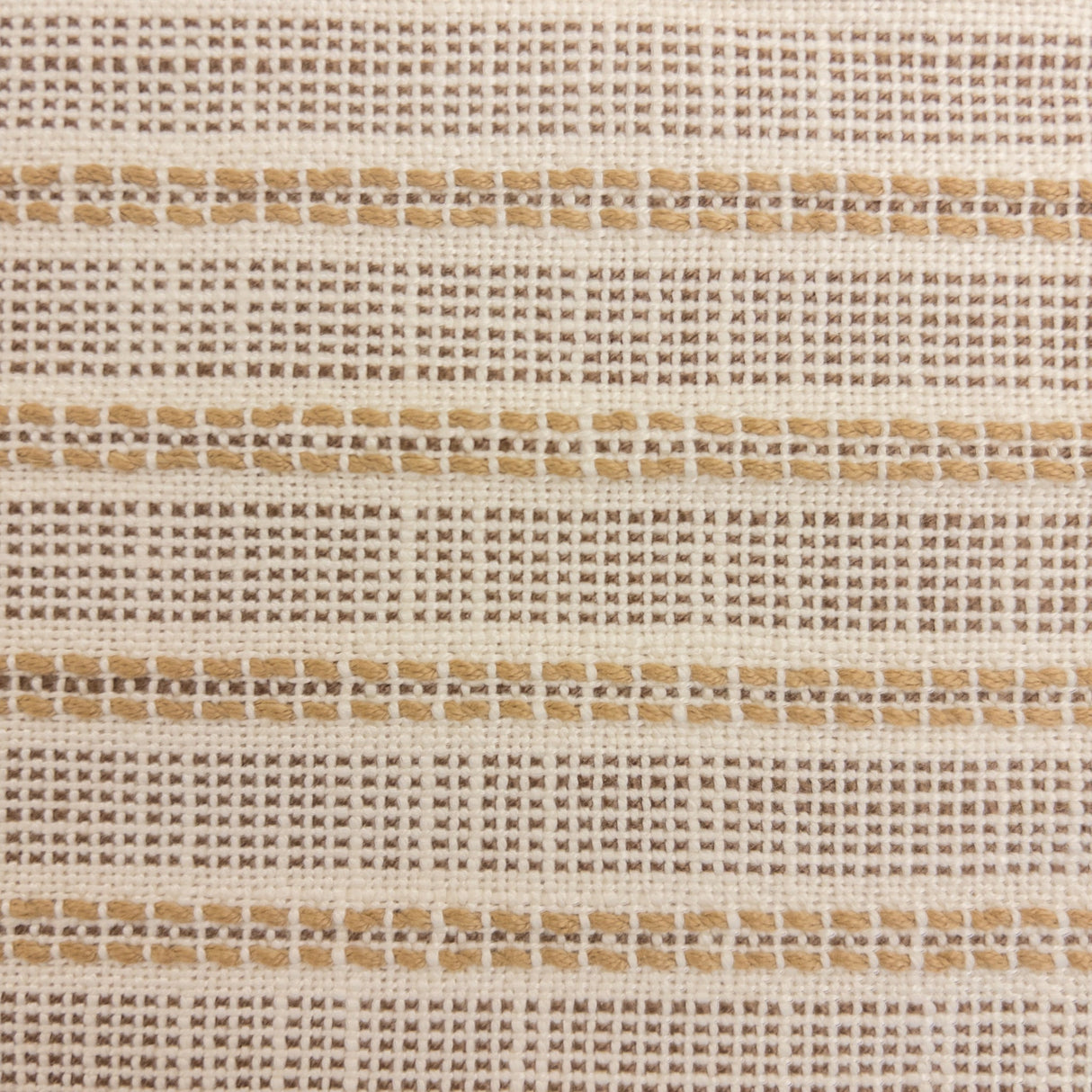 Sailor Stripe Outdoor Fabric, Sisal - HomeStyle Fabrics