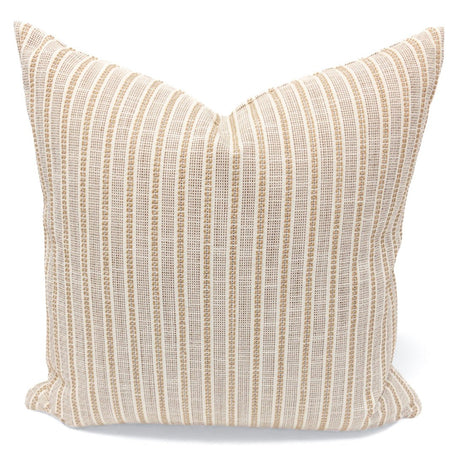 Sailor Stripe Pillow Cover, Sisal - HomeStyle Fabrics