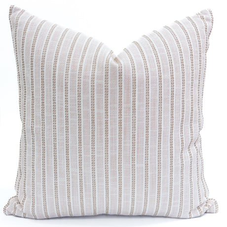 Sailor Stripe Pillow Cover, Terracotta - HomeStyle Fabrics