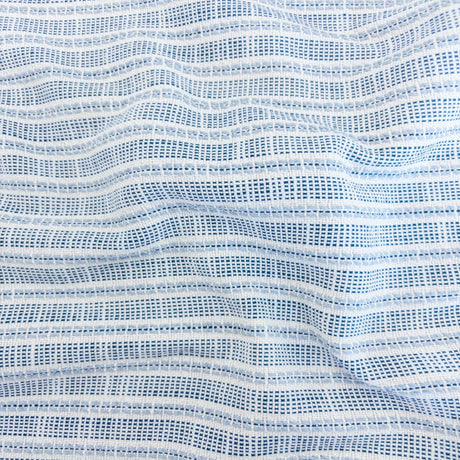 Sailor Striped Fabric, Chambray - HomeStyle Fabrics