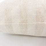 Saro Check Pillow Cover, Flax - HomeStyle Fabrics