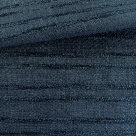 Sienna Stripe Fabric, Indigo - HomeStyle Fabrics