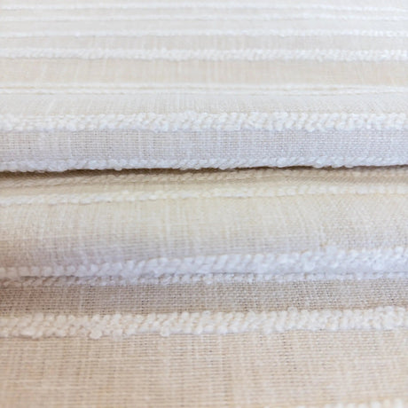 Sienna Striped Fabric, Sand - HomeStyle Fabrics