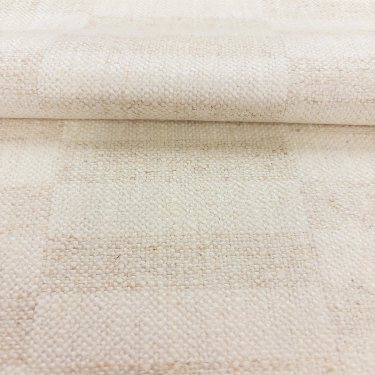 Sora Plaid Fabric, Flax - HomeStyle Fabrics