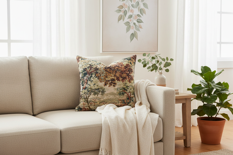 Ulli Tapestry Pillow Cover, Woodrose — Spring Lifestyle