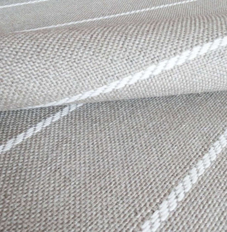 54” Remnant Padilla Striped Upholstery Fabric, Sand - HomeStyle Fabrics