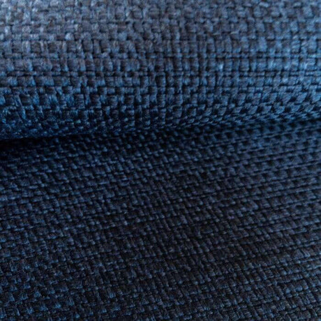 60" Remnant Blake Indoor/Outdoor Fabric, Indigo - HomeStyle Fabrics