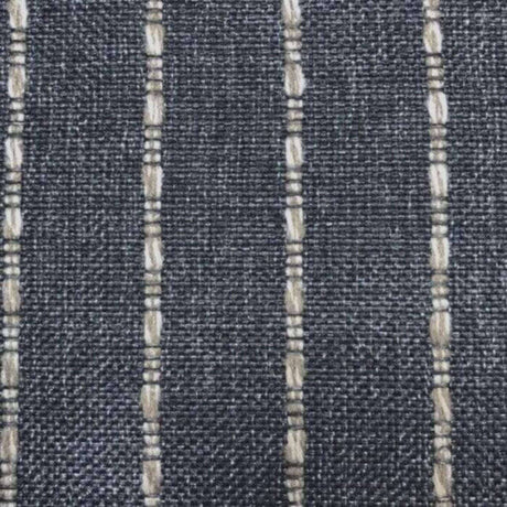 Adalia Textured Stripe Fabric, Denim - HomeStyle Fabrics