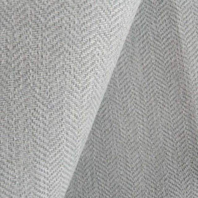 Alea Herringbone Fabric, Pearl - HomeStyle Fabrics