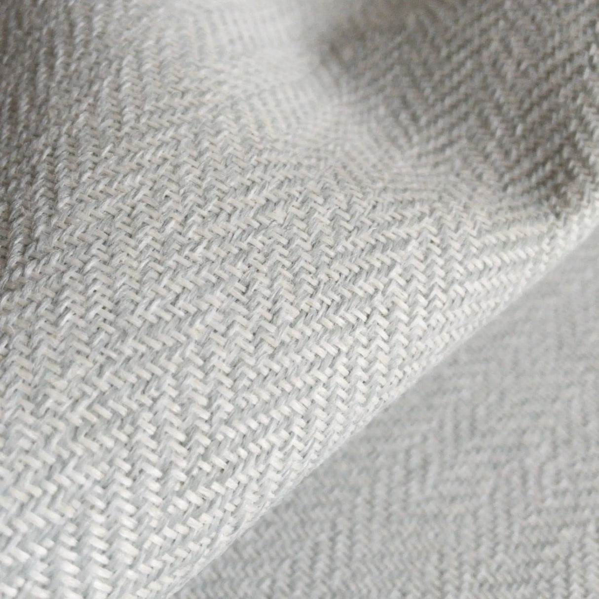 Alea Herringbone Fabric, Pearl - HomeStyle Fabrics