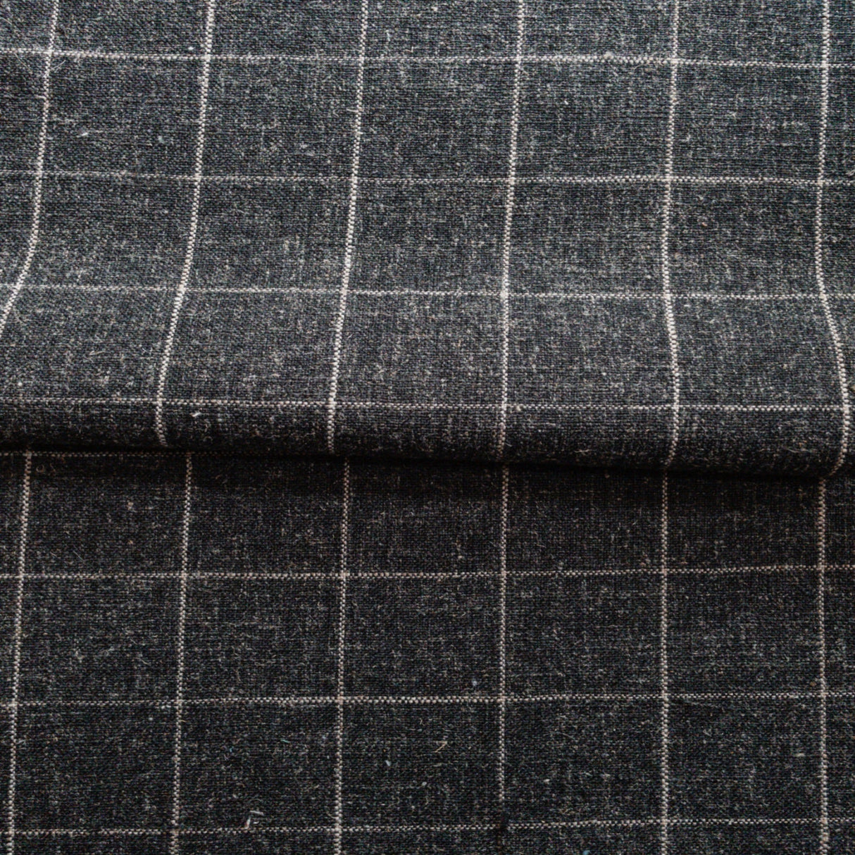 Camden Check Fabric, Sable - HomeStyle Fabrics