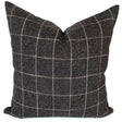 Camden Check Pillow Cover, Sable - HomeStyle Fabrics