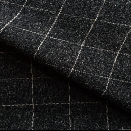 Camden Plaid Fabric, Sable - HomeStyle Fabrics