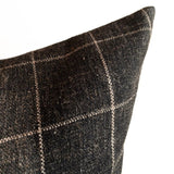 Camden Plaid Woven Pillow Cover, Sable - HomeStyle Fabrics