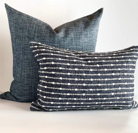 Finley 20x20 Pillow Cover, Denim Blue *MISFIT* - HomeStyle Fabrics