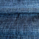 Finley Linen Look Drapery Fabric, Denim - HomeStyle Fabrics