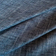 Finley Linen Look Drapery Fabric, Denim - HomeStyle Fabrics