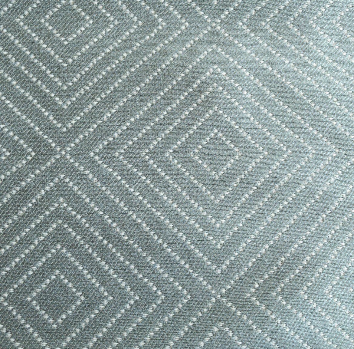 Frida Diamond Geometric Fabric, Spa - HomeStyle Fabrics