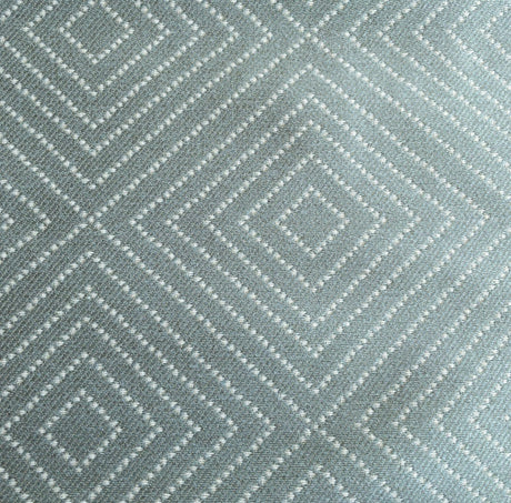 Frida Diamond Geometric Fabric, Spa - HomeStyle Fabrics