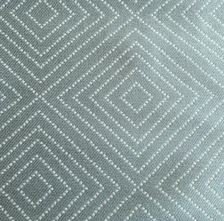 Frida Diamond Geometric Fabric, Spa - HomeStyle Fabrics