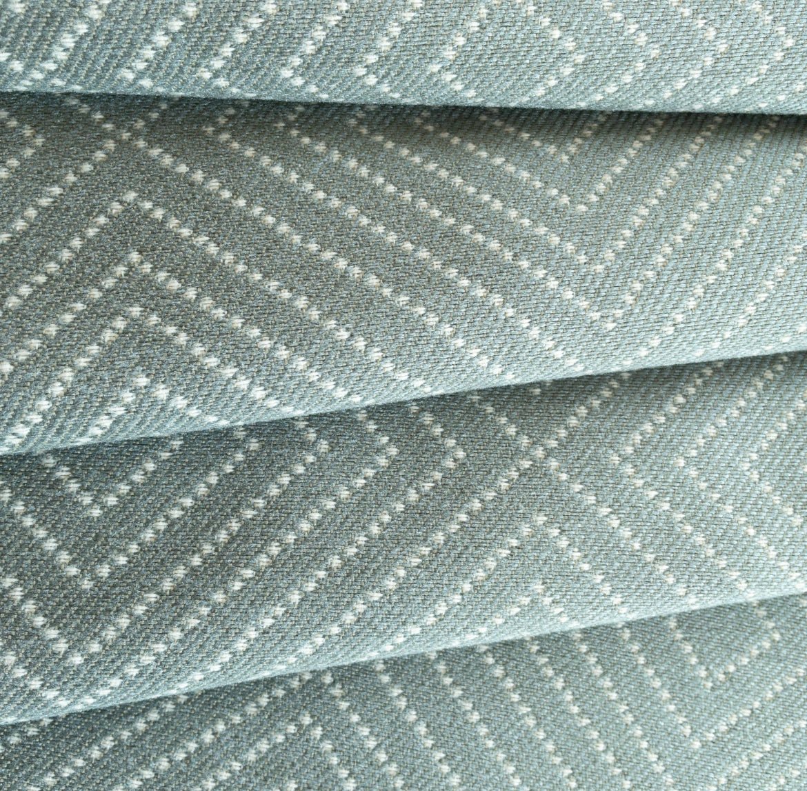 Frida Diamond Geometric Fabric, Spa - HomeStyle Fabrics