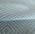 Frida Diamond Geometric Fabric, Spa - HomeStyle Fabrics