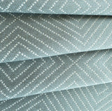 Frida Diamond Geometric Fabric, Spa - HomeStyle Fabrics