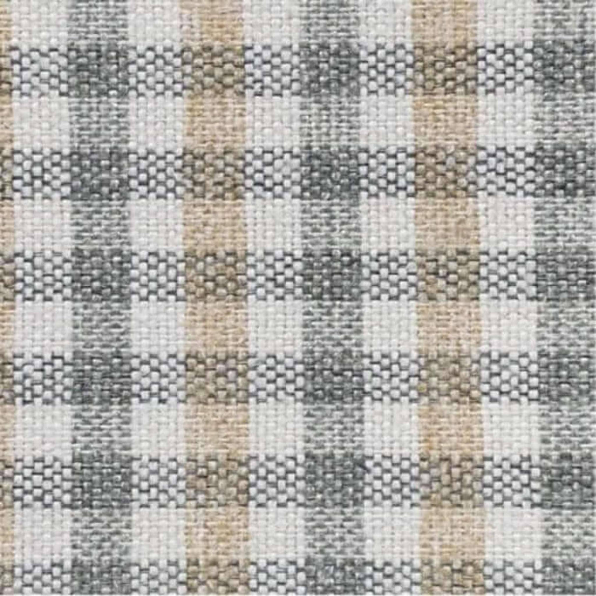 Hailee Gingham Check Fabric, Spa - HomeStyle Fabrics