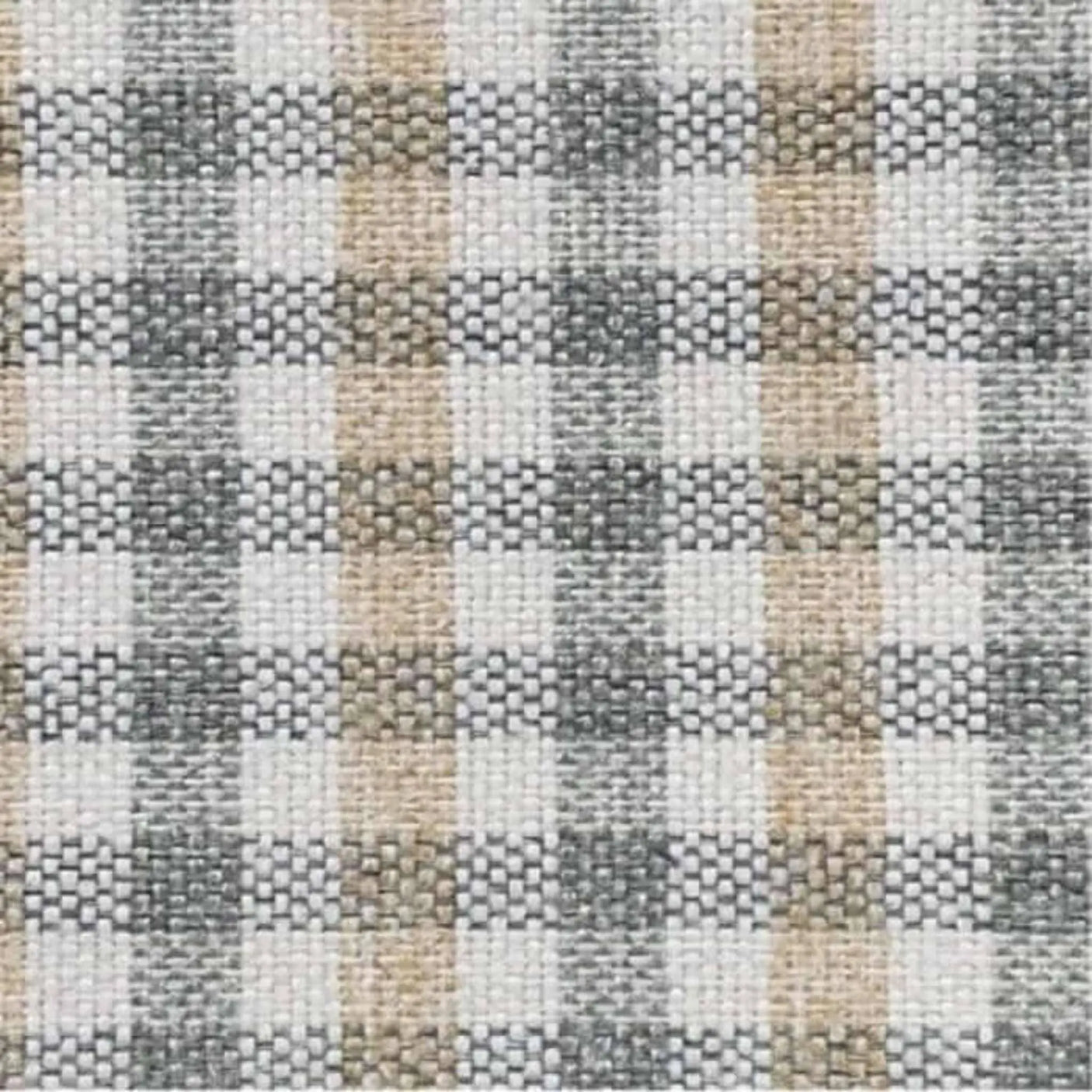 Hailee Gingham Check Fabric, Spa - HomeStyle Fabrics