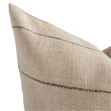 Harlow Stripe Neutral Pillow Cover, Jute - HomeStyle Fabrics