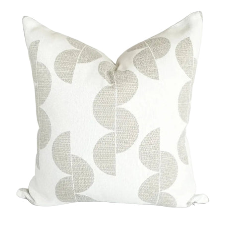 Laela Modern Decorative Pillow, Taupe *MISFIT* - HomeStyle Fabrics