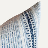 Logan Striped Pillow Cover, Lapis - HomeStyle Fabrics